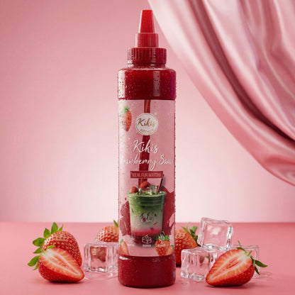 Kikis Strawberrysauce - Ideal für Matcha und Desserts - Lebensmittel von Kikis Kitchen - Nur €4.90! Bestelle jetzt Kikis Kitchen