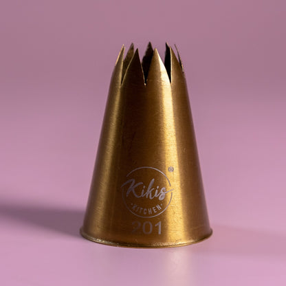 Kikis Stern-Tülle in GOLD Ø 16mm - Nr: 201 -  von Kikis Kitchen - Nur €4.50! Bestelle jetzt Kikis Kitchen