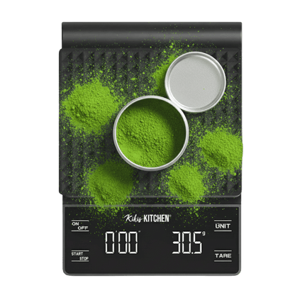 Kikis Matcha Waage – Digitale Feinwaage 0,1g (3kg) - Waage von Kikis Kitchen - Nur €12.90! Bestelle jetzt Kikis Kitchen