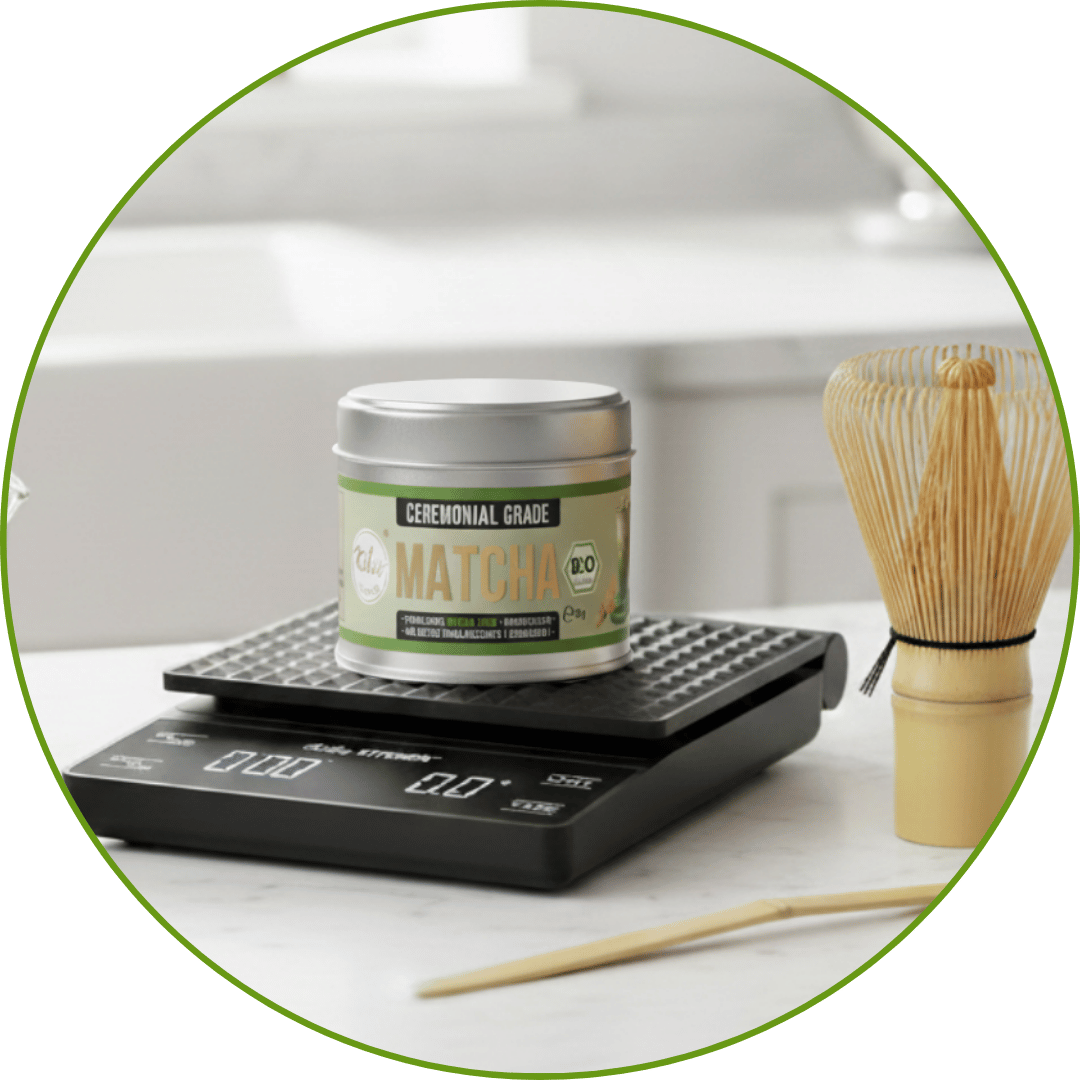 Kikis Matcha Waage – Digitale Feinwaage 0,1g (3kg) - Waage von Kikis Kitchen - Nur €12.90! Bestelle jetzt Kikis Kitchen
