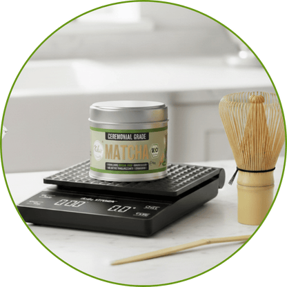 Kikis Matcha Waage – Digitale Feinwaage 0,1g (3kg) - Waage von Kikis Kitchen - Nur €12.90! Bestelle jetzt Kikis Kitchen