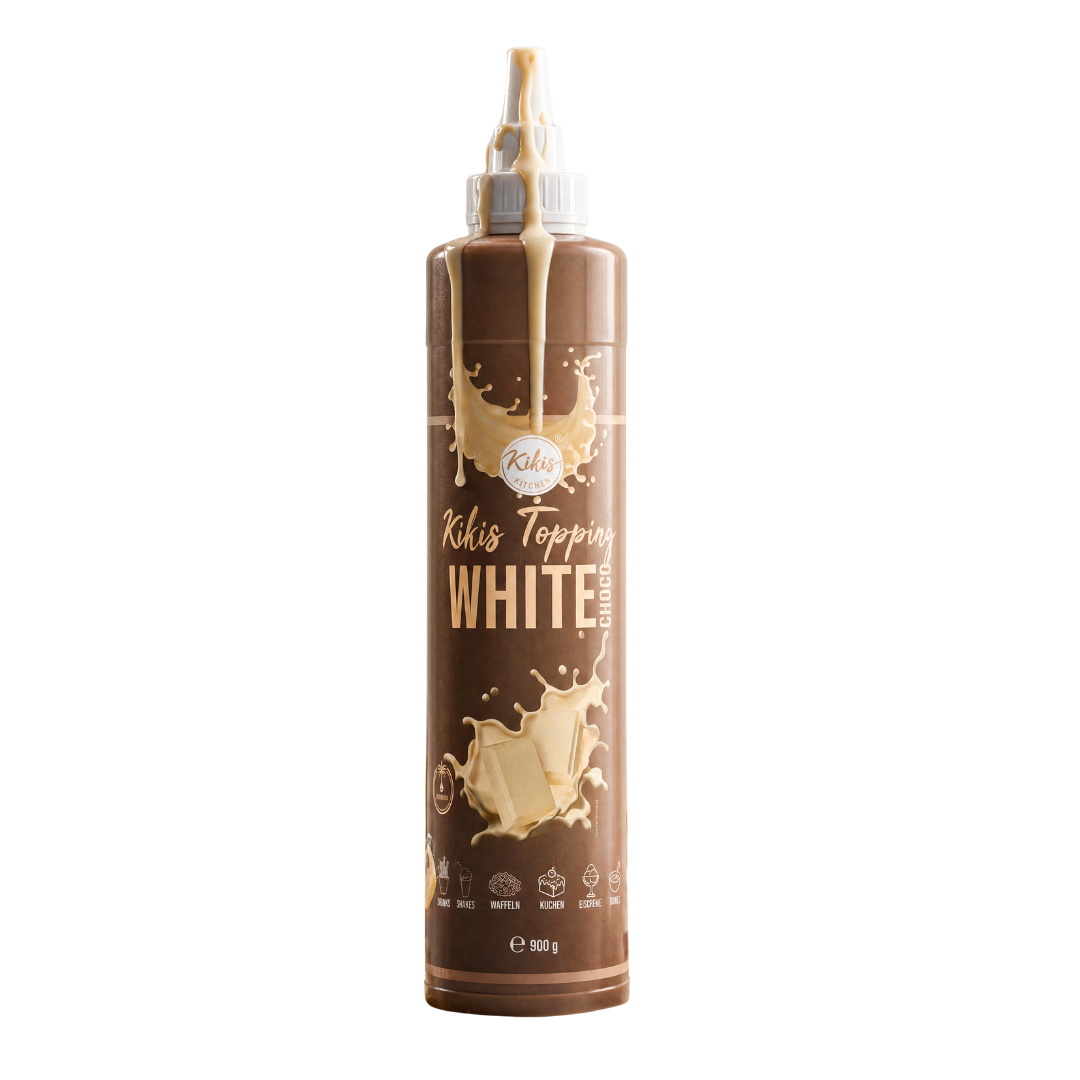 Kikis Topping White Choco - weiße Schokolade 900g -  von Kikis Kitchen - Nur €8.99! Bestelle jetzt Kikis Kitchen