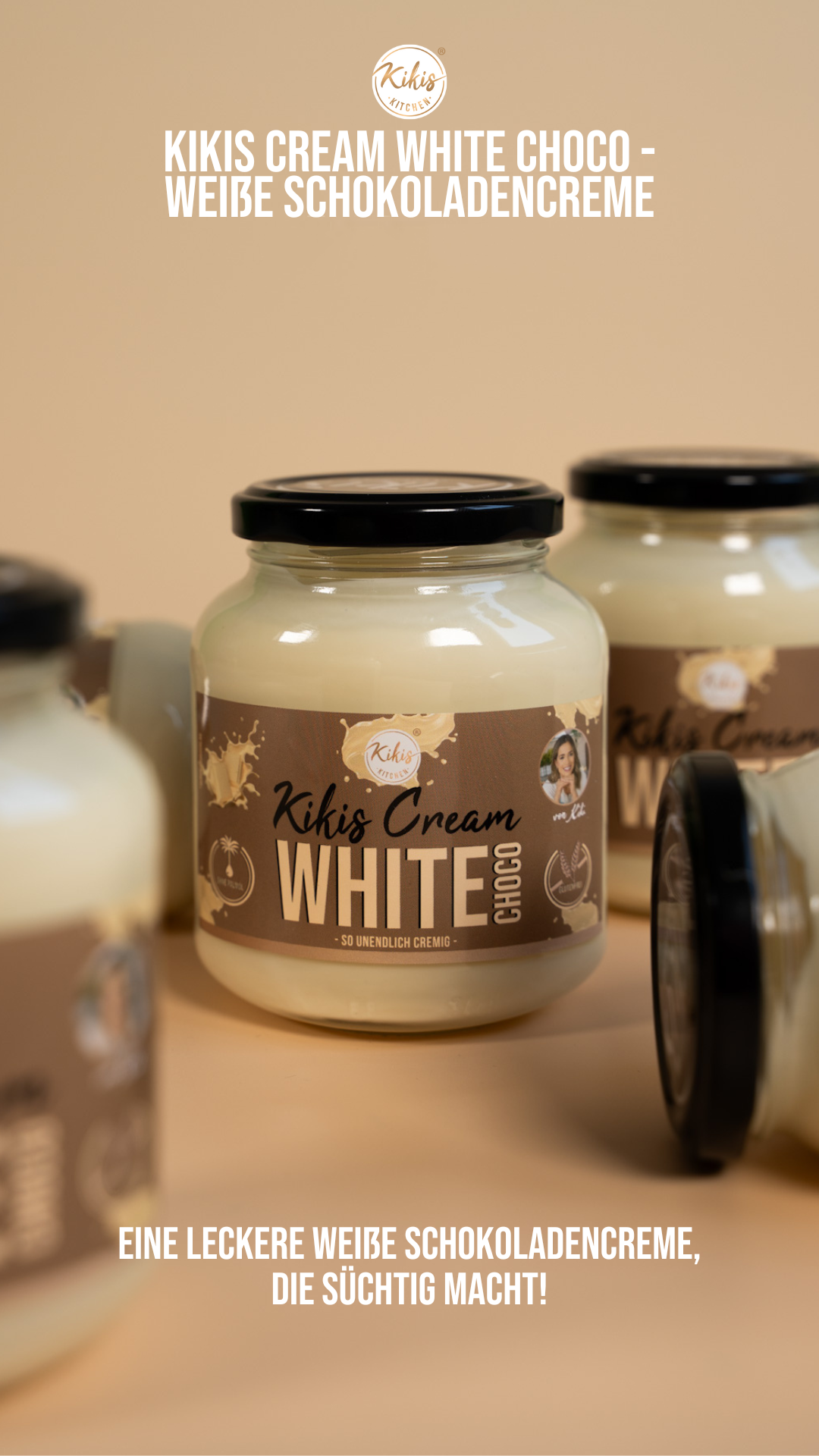 NEU: Kikis Cream WHITE CHOCO - Weiße Schokoladencreme | von Kikis Kitchen