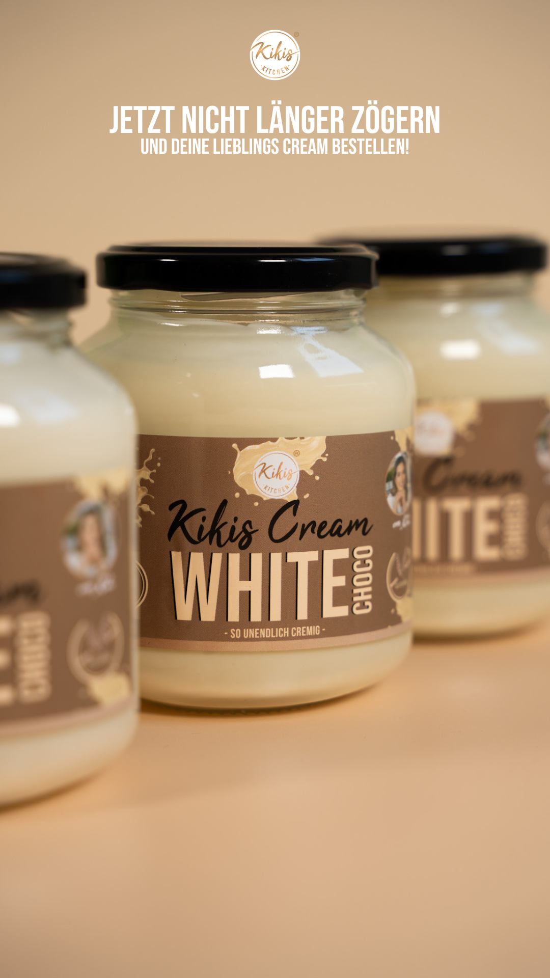 NEU: Kikis Cream WHITE CHOCO - Weiße Schokoladencreme | von Kikis Kitchen