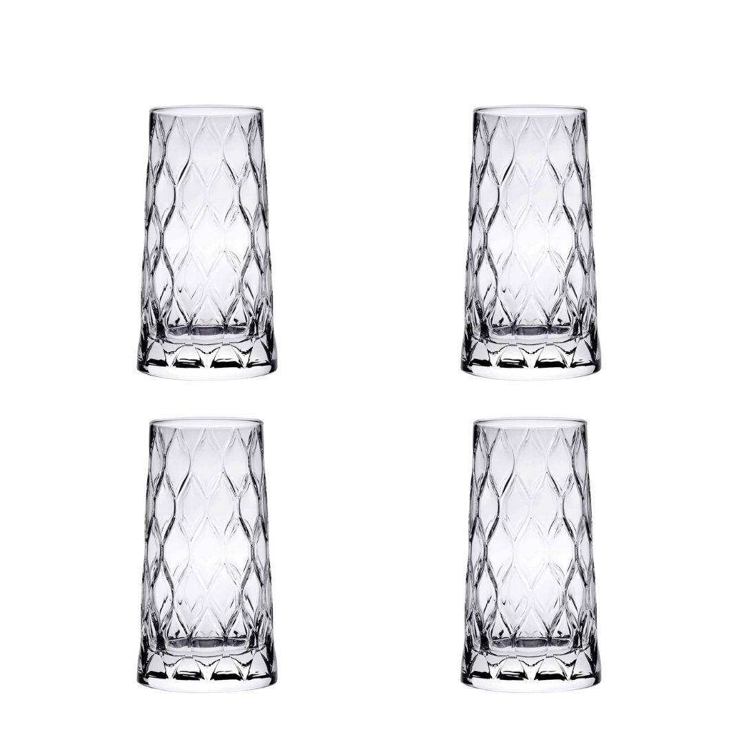 Trinkgläser Leafy lang 4er 345ml -  von Tanay - Nur €12.90! Bestelle jetzt Kikis Kitchen