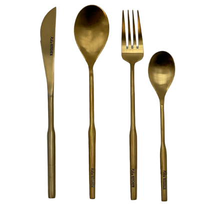 Neu: Kikis Besteckset 8 tlg - GOLD -  von Kikis Kitchen - Nur €39.90! Bestelle jetzt Kikis Kitchen