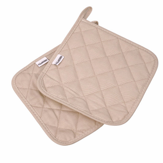 NEU: Kikis Topflappen - 2er Set beige -  von Kikis Kitchen - Nur €7.90! Bestelle jetzt Kikis Kitchen