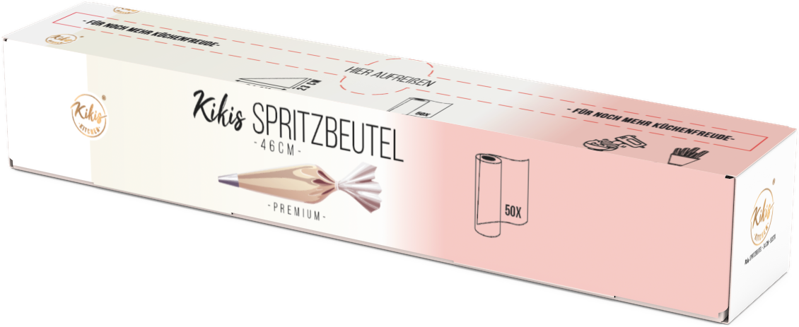 Kikis Premium Einweg-Spritzbeutel 46 cm - 100er -  von Kikis Kitchen - Nur €16.90! Bestelle jetzt Kikis Kitchen