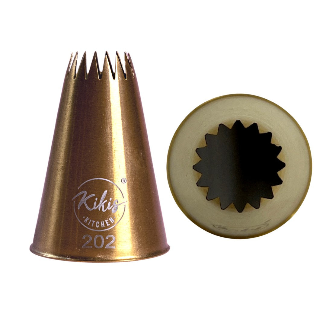 Kikis Stern-Tülle in GOLD Ø 15mm - Nr: 202 -  von Kikis Kitchen - Nur €4.50! Bestelle jetzt Kikis Kitchen